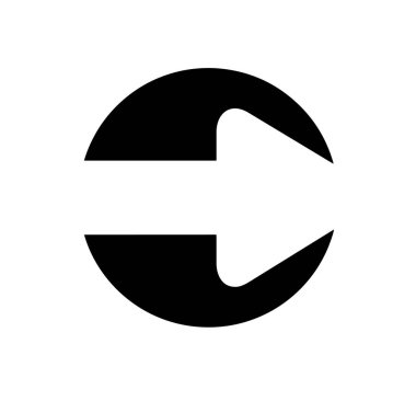 Beyaz arka plan üzerinde ok tasarım