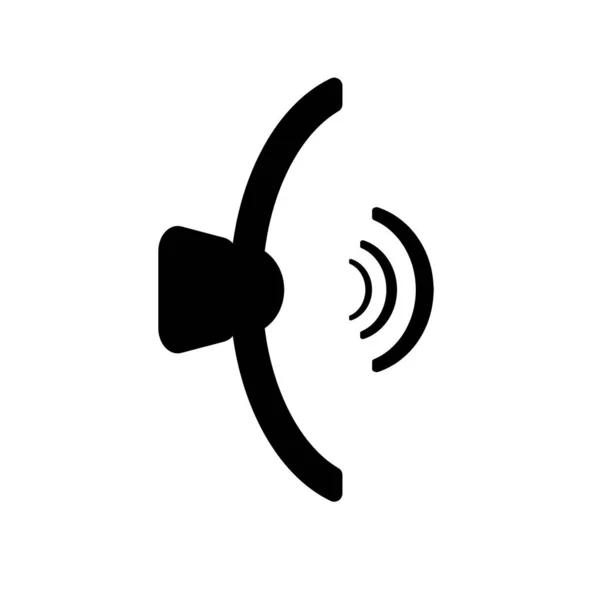 Lautsprecher Symbol Auf Weißem Hintergrund — Stockvektor