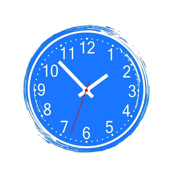 Reloj Aislado Sobre Fondo Blanco — Vector de stock