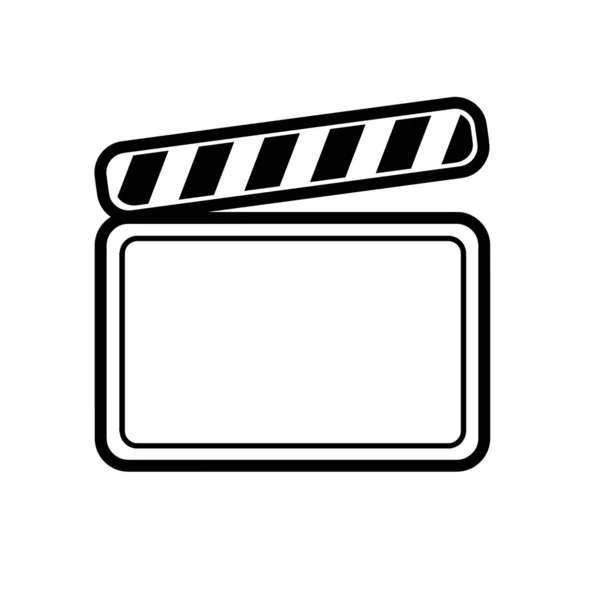 Film Symbol Auf Weißem Hintergrund — Stockvektor
