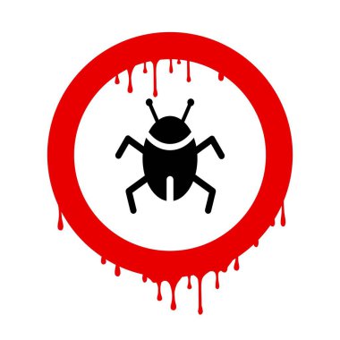 Böcek beyaz arkaplanda şarkı söylüyor