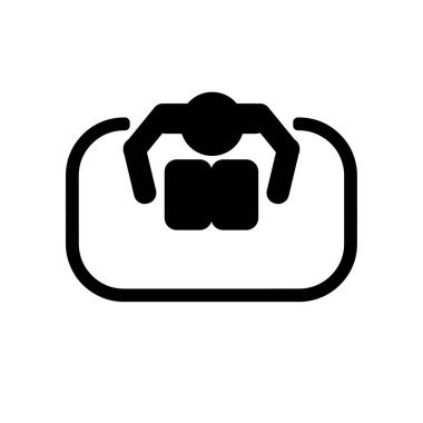 Beyaz arkaplanda kitap simgesini oku