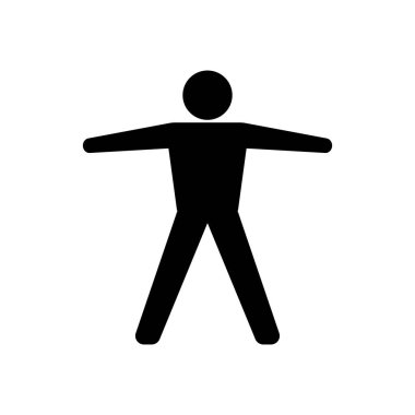 Beyaz arkaplanda gövde simgesi