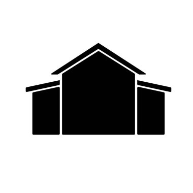 Beyaz arkaplanda ev simgesi