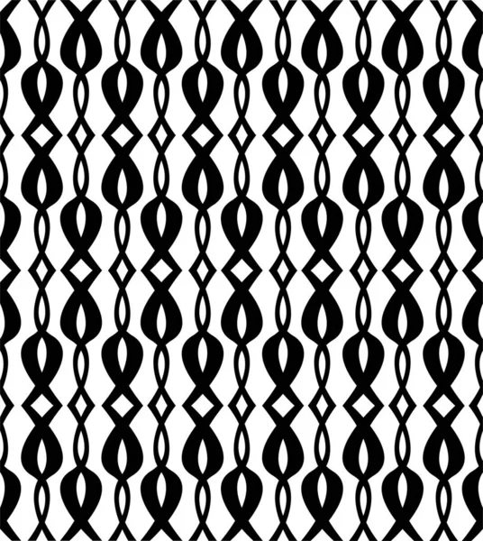 Motif Sans Couture Ornement Oriental Sur Fond Noir — Image vectorielle