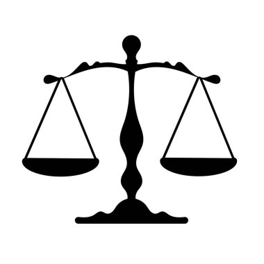 Beyaz arka plan 2deki Dusjustice simgesi
