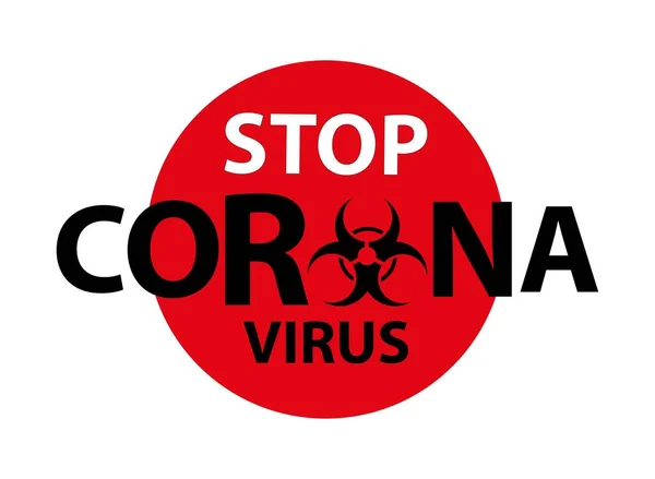 Coronavirus Signo Cuarentena Vector Icono — Vector de stock