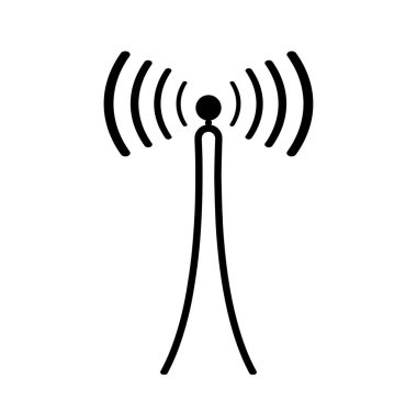 Radyo kulesi beyazda izole edildi