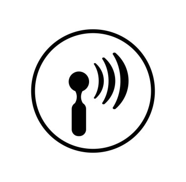 Radyo kulesi beyazda izole edildi