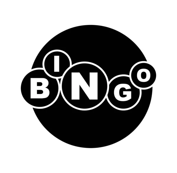 Icône Bingo Sur Fond Blanc — Image vectorielle