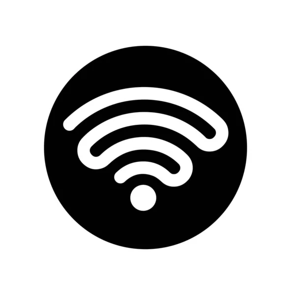 白色背景的Wi Fi图标 — 图库矢量图片
