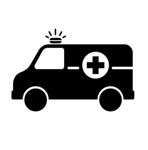 Ambulancia Coche Icono Vector — Archivo Imágenes Vectoriales