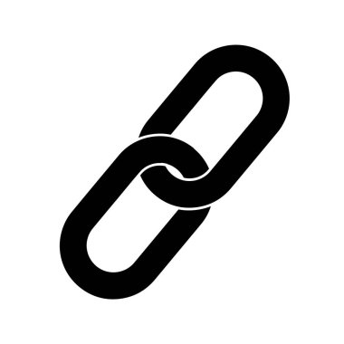 Metal zincir beyaza izole edildi