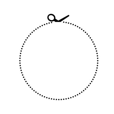 Beyaz arkaplanda izole edilmiş makas ve tarak