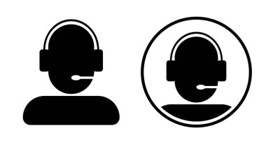 Beyaz arkaplanda yardımcı simge