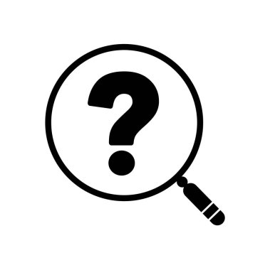 Beyaz arkaplanda soru işareti