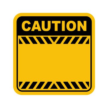 beyaz arkaplanda uyarı işareti