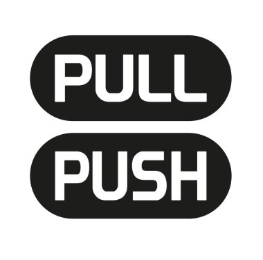 Çek ve vektör işaretine bas