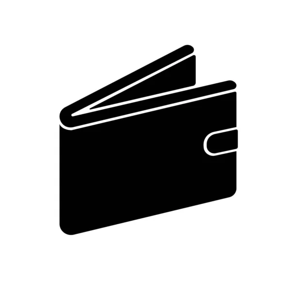 Brieftasche Symbol Auf Weißem Hintergrund — Stockvektor