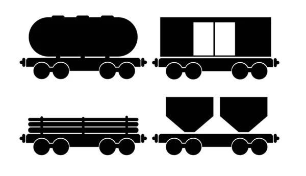 Vector Set Transport Icons — Stock Vector