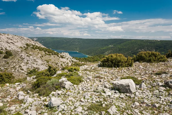 Vransko Lake, Cres Island, Croatia — Stock Photo, Image