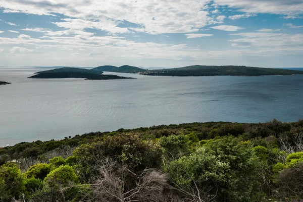 Jaderské moře, ostrov Lošinj, Chorvatsko — Stock fotografie