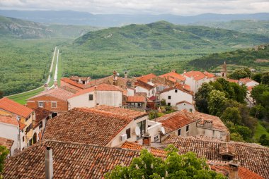 Famous Motovun, Istra, Croatia