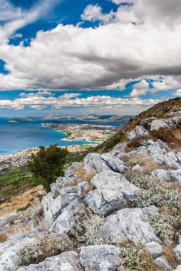 Split, Hırvatistan - eski Podstrana görünümünden