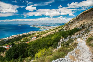 Split, Hırvatistan - eski Podstrana görünümünden