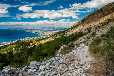 Split, Hırvatistan - eski Podstrana görünümünden