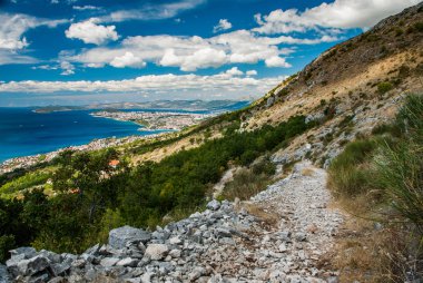 Split, Hırvatistan - eski Podstrana görünümünden