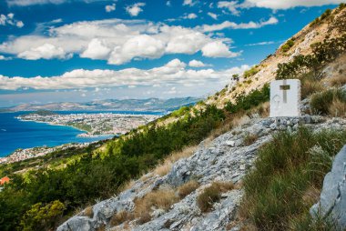 Split, Hırvatistan - eski Podstrana görünümünden