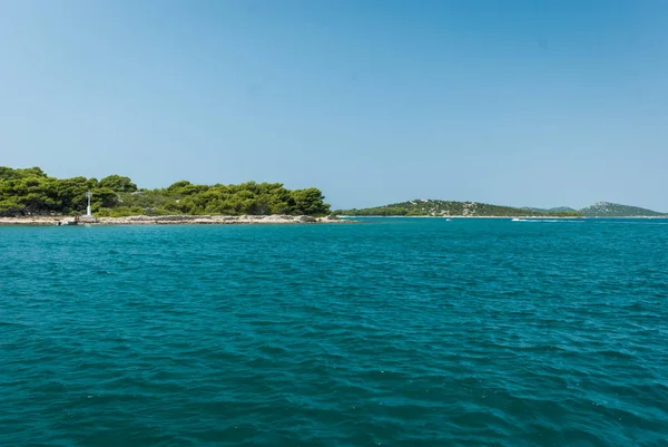 Jaderské moře - ostrovy Kornati — Stock fotografie