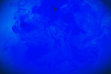 Fotoğraf: Mürekkep, süt ve yağdan soyut arkaplan