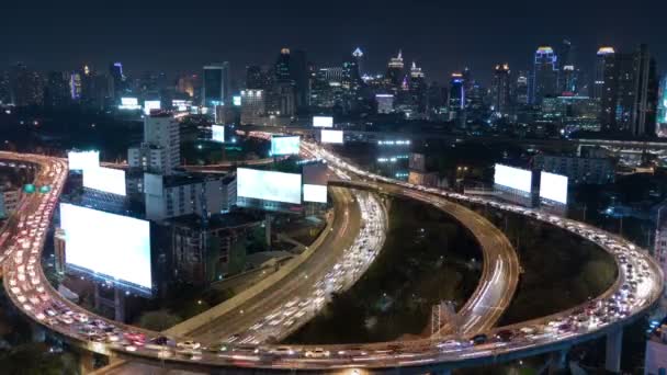 Cidade noite — Vídeo de Stock