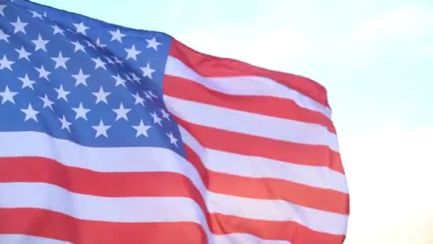 Amerikanische Flagge — Stockvideo