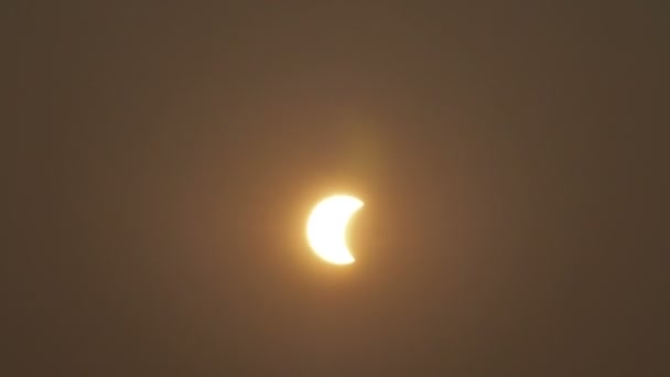 Eclipse solar Filmagem De Stock Royalty-Free