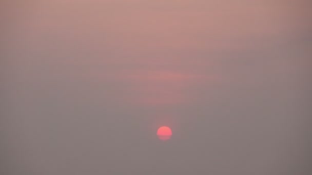 Sunrise in ochtend — Stockvideo