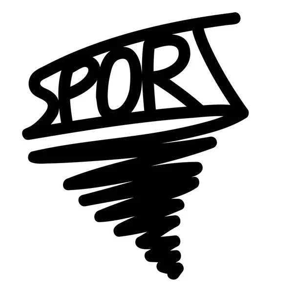 Logo of sport — Stock Vector