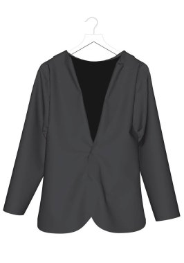 Bir askı erkek ceket siyah