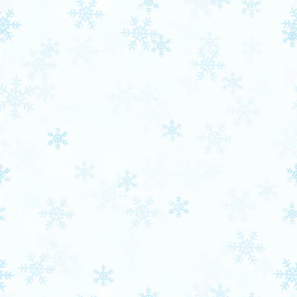 Texture transparente avec flocons de neige — Image vectorielle
