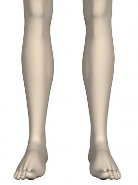 bir kızın bacakları