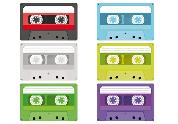 Cassette vintage — Vettoriale Stock