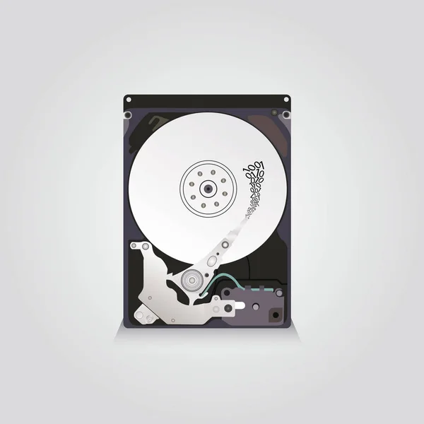 Nahrávání na pevný disk — Stockový vektor