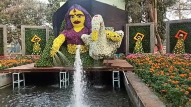 Çiçeklerin dizaynı, çiçekli bahçe