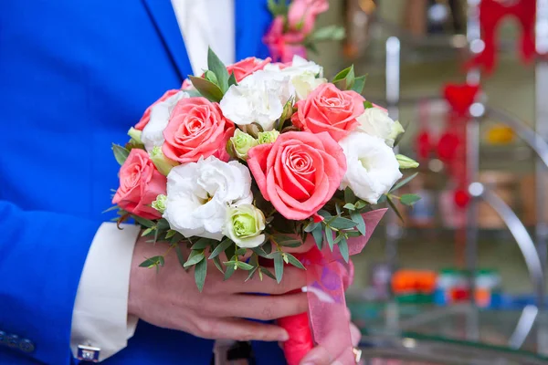Luminoso bouquet da sposa — Foto Stock
