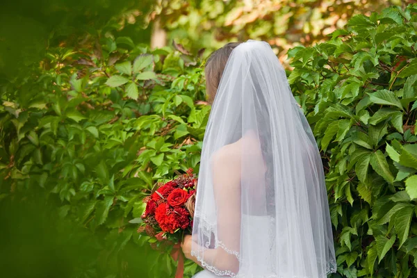 Bröllop bukett närbild — Stockfoto