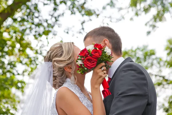 Bouquet de casamento close-up — Fotografia de Stock
