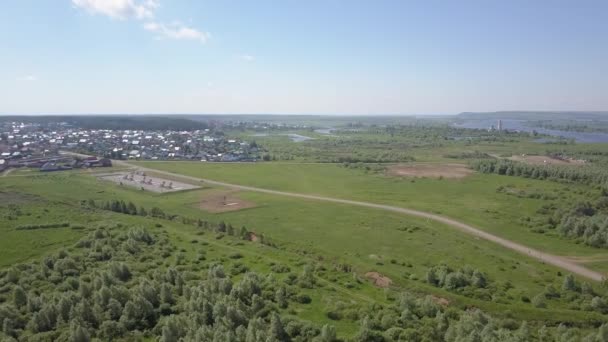 Panorama de campagne d'une hauteur 