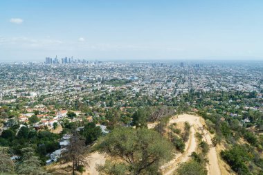 Los Angeles Panorama, Kaliforniya, Usa - Şehir ve Griffith Gözlemevi